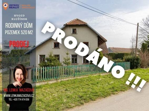 Prodej rodinného domu, Hvozd, Klužínek - Lenka Feltl Mazáčová