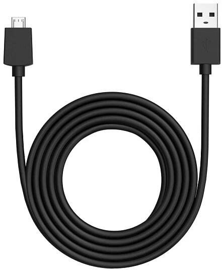 3m USB-A to Micro USB Power Cable (Indoor Camera 2nd Gen) - Black