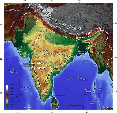 Soubor:India_Geographic_Map.jpg