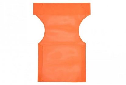 Διάτρητο πανί από PVC σε χρώμα πορτοκαλί 46x57x80