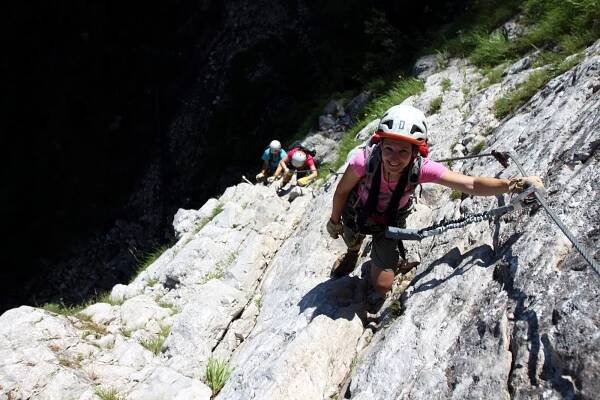 hany.info - Výstup Drachenwand Klettersteig, St. Lorenz, Rakousko