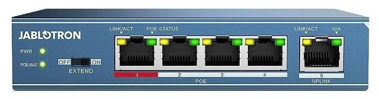 JI-114Z rozbočovač Ethernetu PoE - 4 portový
