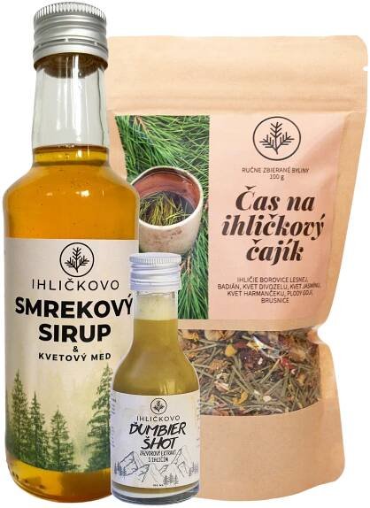 Balíčky - IHLIČKOVO - Zdravé výrobky a sirupy z ihličia
