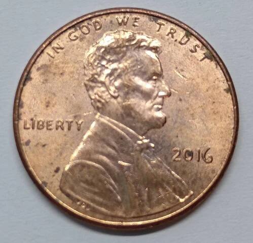 1 cent 2016 USA - Numismatika