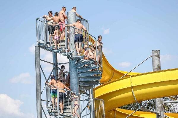 Koupaliště v Mladé Boleslavi v pátek 19. července 2024.