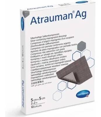 ATRAUMAN AG kompres impregnovaný s obsahem stříbra 5 x 5 cm 3 ks od 155 Kč - Heureka.cz