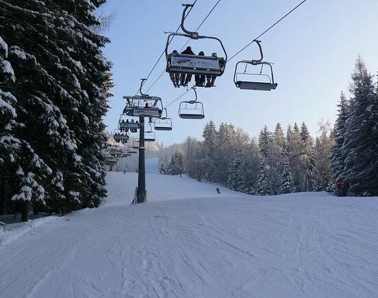 Ski areál Tanvaldský Špičák, lyžování Liberec - Hotel-Pension.cz