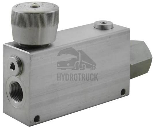 Škrtící ventil třícestný VRFC3C-M-38-A, hliník G 3/8"