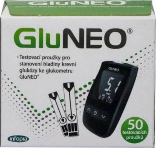 Infopia GluNEO proužky diagnostické 50 ks od 285 Kč