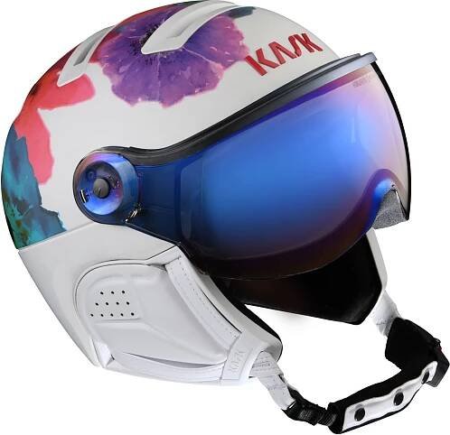 Dámská lyžařská helma Kask Flower - White/silver mirror