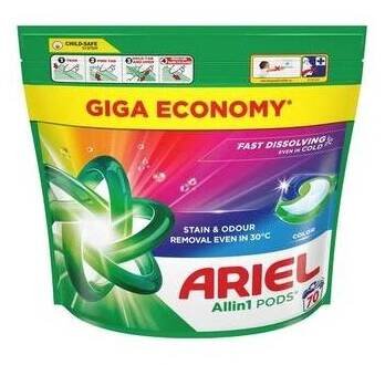 Ariel All in 1 Pods Color Kapsle na praní 70 PD