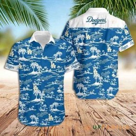 Dodger Los Angeles Dodgers Vintage Hawaiian Shirt