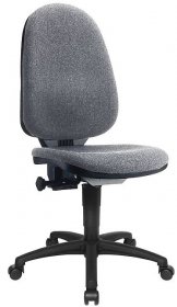 Standardní otočná židle – Topstar bez područek, opěradlo 550 mm