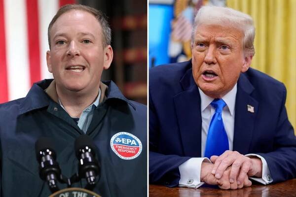 Lee Zeldin and Donald Trump