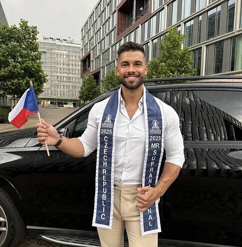 Tomáš Haring odjíždí reprezentovat ČR na Mister Supranational