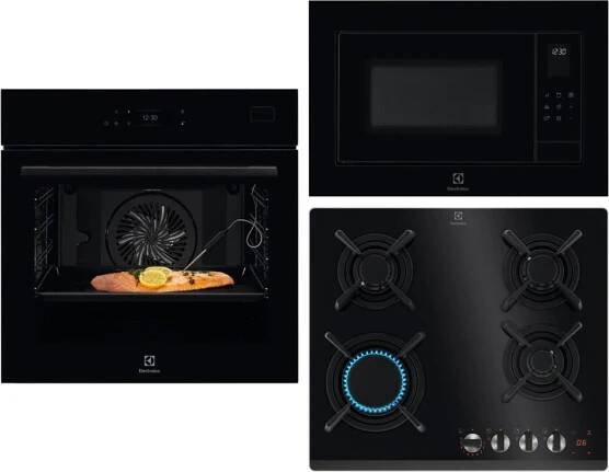 SET Trouba ELECTROLUX EOB8S39WZ + Mikrovlnná trouba ELECTROLUX 600 FLEX LMS4253TMK + Plynová deska Electrolux KGG643753K | OnlineShop.cz