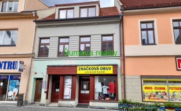 Pronájem obchodu v centru Sušice