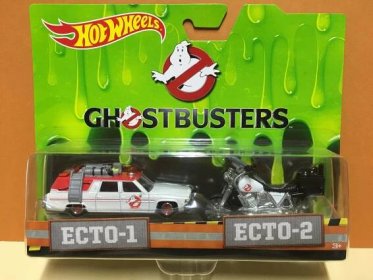 Ghostbusters Ecto-1 a Ecto-2 - Hot Wheels
