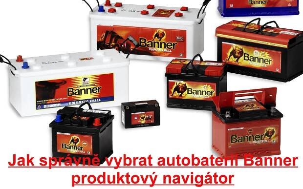 produktový navigátor autobaterie Banner