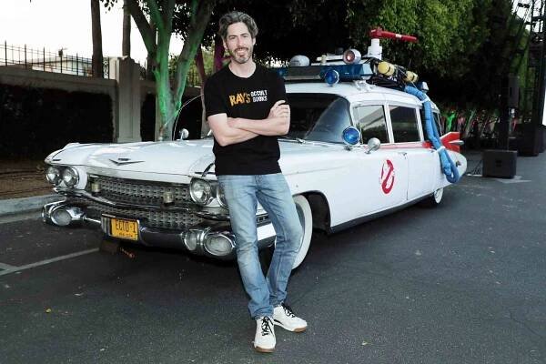 Jason Reitman introduces a screening of the original Ghostbusters at the Sony Pictures drive-in on the historic Sony Pictures lot. Screening of the original GHOSTBUSTERS, Culver City, CA, USA