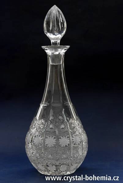 LÁHVE | LAHEV VÍNO _41007-100-105 | BROUŠENÉ SKLO , CRYSTAL BOHEMIA