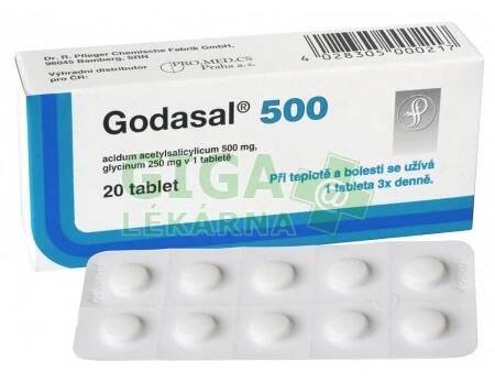 Godasal 500mg 20 tablet - GigaLékárna.cz