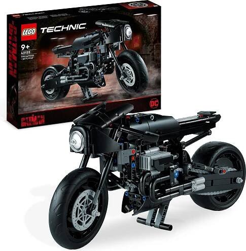 LEGO 42155 Technic Sada BATMAN - BATCYCLE, hračka na motorku, zmenšený model ikonické