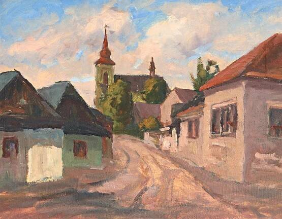 U nás na vsi | Aukční Galerie Artia