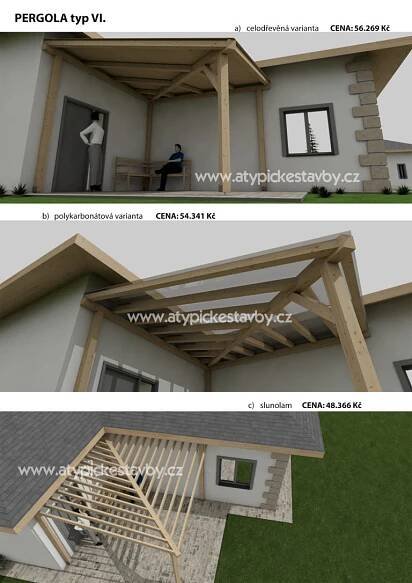 PERGOLY – Atypické i typické stavby/dřevostavby DĚČÍN