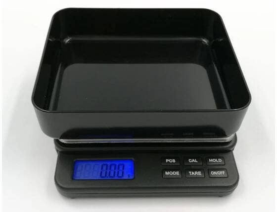 KL-1000, 1000g/0,01g, 104mmx86mm malá digitální váha s vysokou přesností vážení