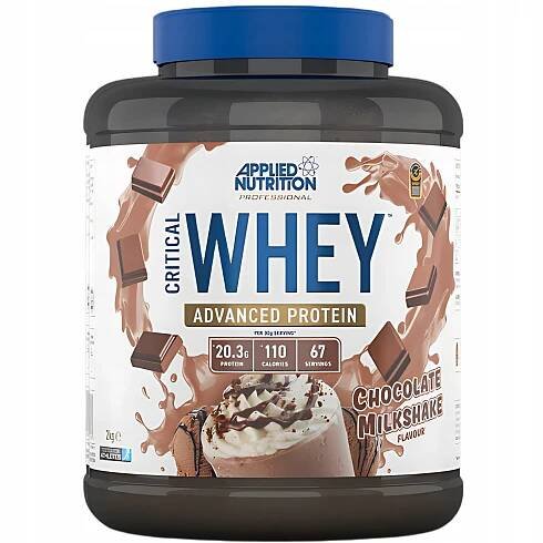 APPLIED NUTRITION CRITICAL WHEY COMPLEX SYROVÁTKOVÝ PROTEIN WPI WPH WPC 2000 g Značka Applied Nutrition