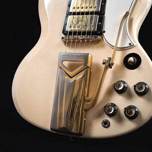 1962 GIBSON LES PAUL CUSTOM POLARIS WHITE
