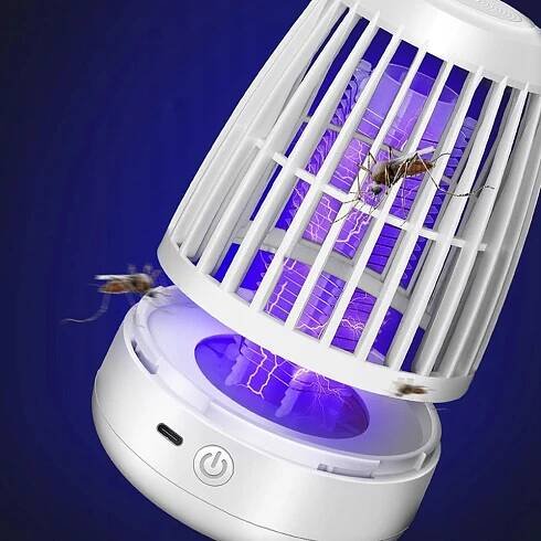 INSEKTICIDNÍ LAMPA PROTI KOMÁRŮM MOUCHY MUCHNIČKY MŮRY MOLY VOSÍ HMYZ 1200 MAH za 319.00CZK - Allegro