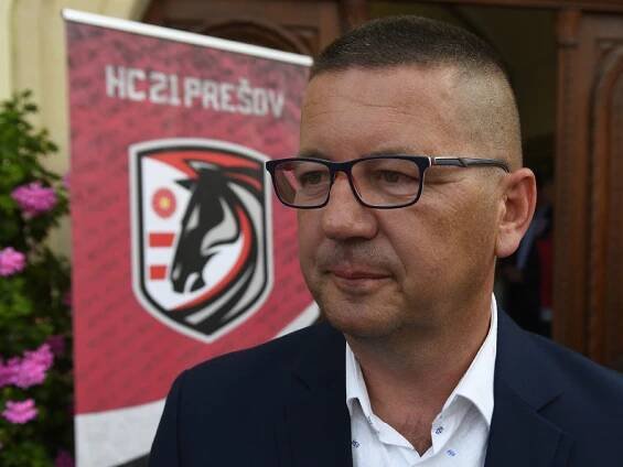 Róbert Ľupták v čase, keď vlastnil HC 21 Prešov
