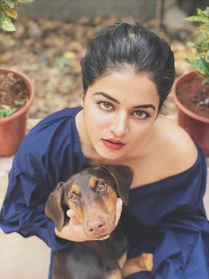 Wamiqa Gabbi New Pics With Puppy