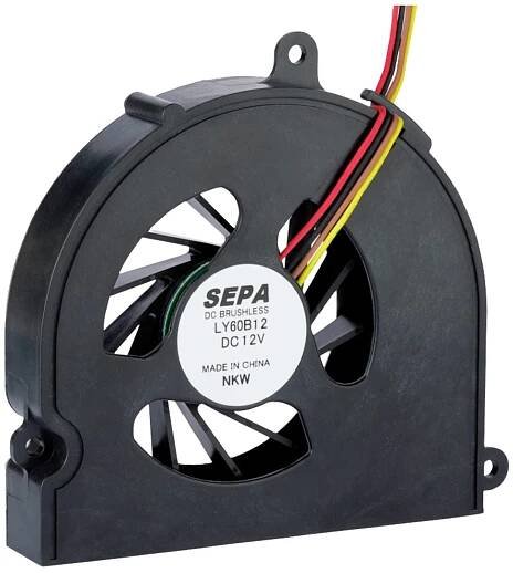 SEPA LY60B12FSEXXA radiální ventilátor, 12 V, 11.1 m3/h, 111111814