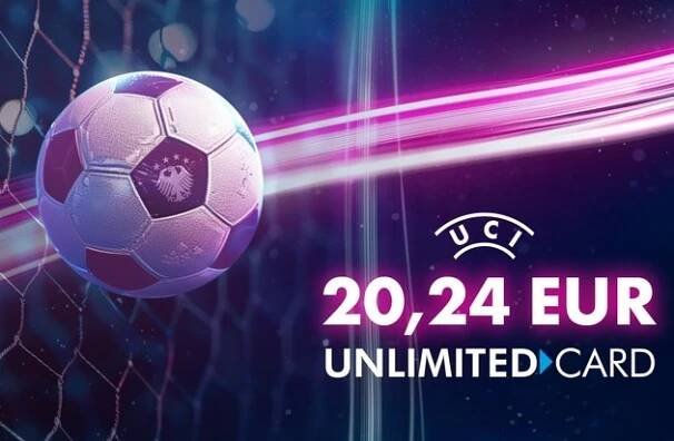 Fußball EM - UCI Spezial Unlimited Card Angebot / UCI Unlimited Card vor der EM für 20.24 Euro