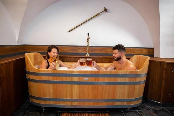 Pivní lázně U Medvídků Praha - pivo léčí