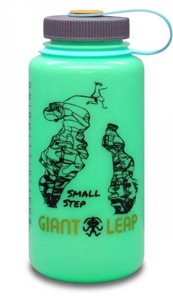 Láhev NALGENE WM 1L SUSTAIN RAFIKI SMALL STEP GLOW GRN