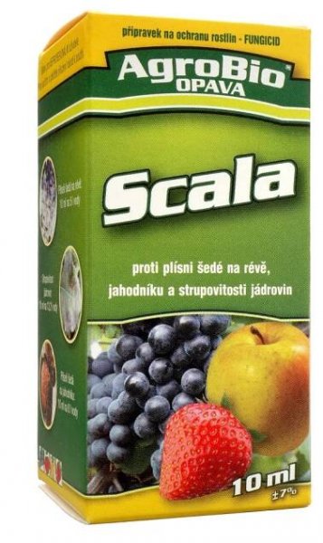 Fungicid proti strupovitosti jádrovin a plísni šedé Scala 10 ml