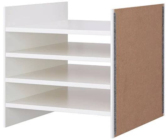 VLOŽKA se 4 POLICEMI BÍLÁ 33x33 cm IKEA KALLAX