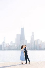 Stunning Engagement Shoot With The Chicago Skyline