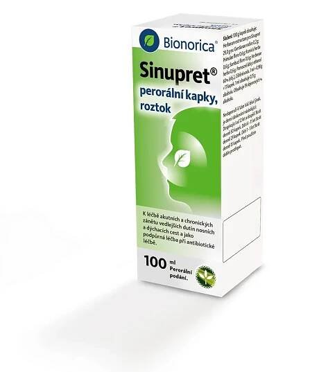 Sinupret perorální kapky, roztok 100ml