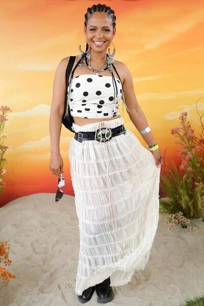 Christina Milian at Revolve Festival: The Eighth Annual Fashion, Music and Lifestyle Event on April 12, 2025 in Thermal, California