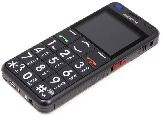 Aligator A800 černý + stolní nabíječka