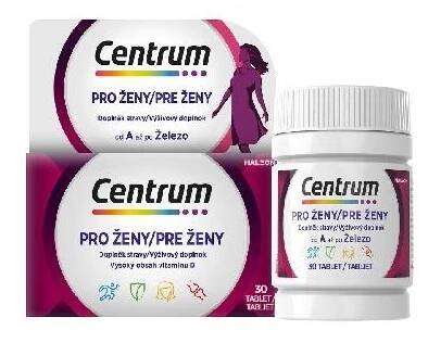 Centrum multivitamín pro ženy 30 tablet