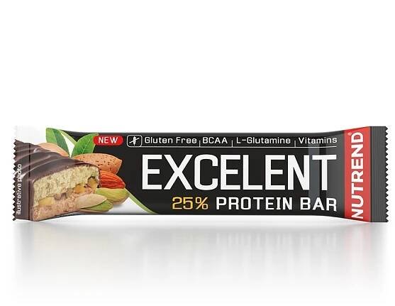NUTREND EXCELENT PROTEIN BAR DOUBLE 85 g MANDLE+PISTÁCIE