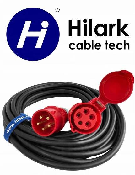 Prodlužovací Kabel Hilark 50 m 1 ks zásuvek, černý - Allegro