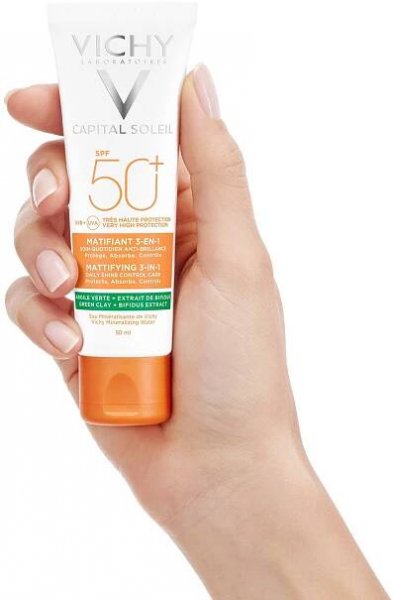 Vichy Capital Soleil Zmatňující krém SPF50 50 ml
