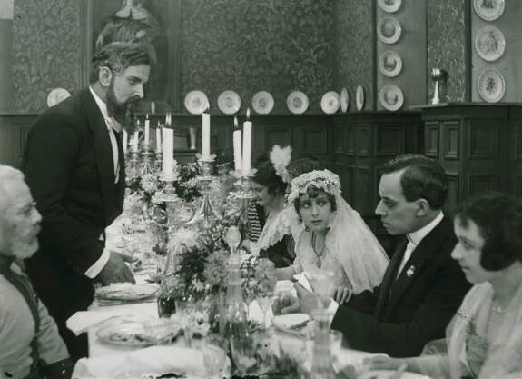 Olof Sandborg, Olga Hällgren, Georg Blickingberg - Brottmålsdomaren - Z filmu